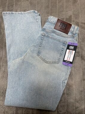 Frye Light Blue Cropped Ankle Jeans